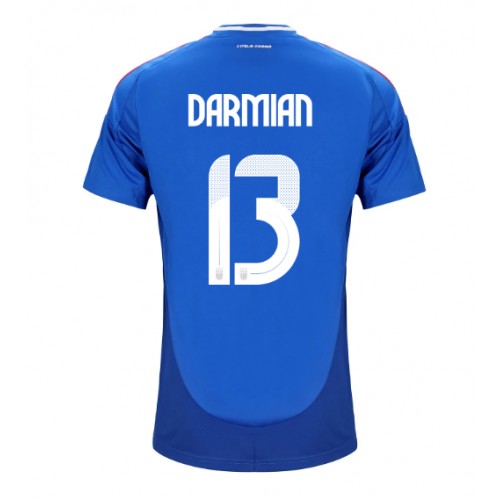 Maglia Calcio Italia Matteo Darmian #13 Prima Divisa Europei 2024 Manica Corta
